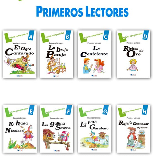 PRIMEROS LECTORES: lectura y actividades en letra cursiva